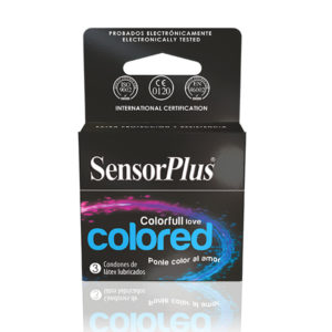Preservativos Sensor Plus Colored