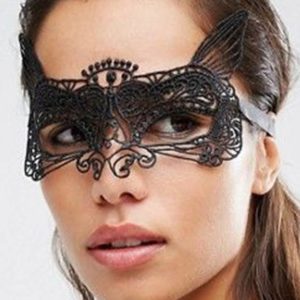 Mascara de Encaje Negro Mod. 5