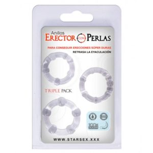 Set de Anillos Stay Hard – Transparente