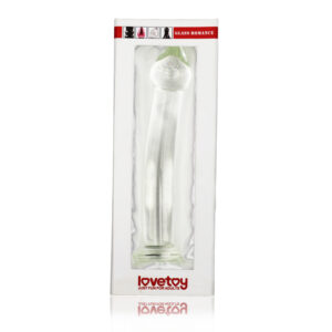 Dildo De Cristal 7,5″ Robert “Liso Curvo” Transparente