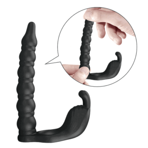 Anillo Vibrador Doble Penetración BLACKNEY – recargable