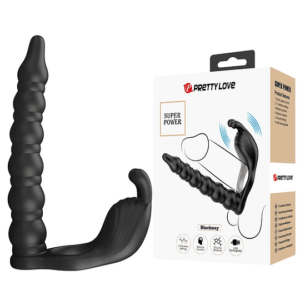 Anillo Vibrador Doble Penetración BLACKNEY – recargable