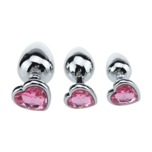 Kit Plug Heart Metalizado