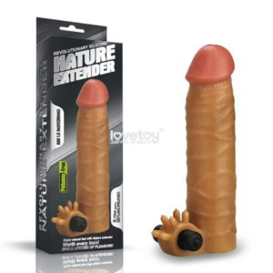 Funda Pene Vibradora Nature Extender +3cm