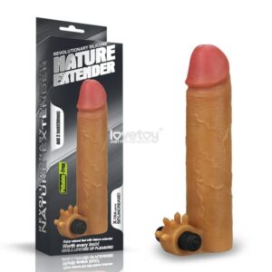 Funda Pene Vibradora Nature Extender +5cm