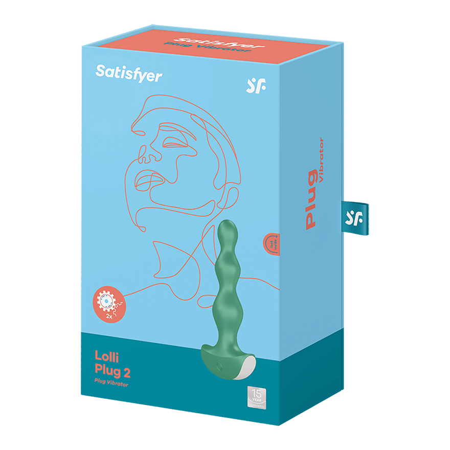 Satisfyer Lolli Plug 2 Green Analplug Package