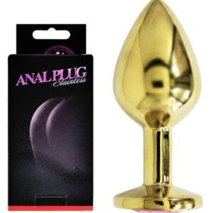 Plug Anal Metalizado Joya Talla M